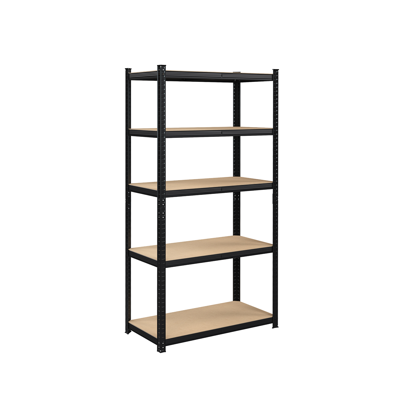Laoriiulite komplekt, 2 tk, 180 x 90 x 40 cm, 5 reguleeritavat riiulit, teras ja MDF
