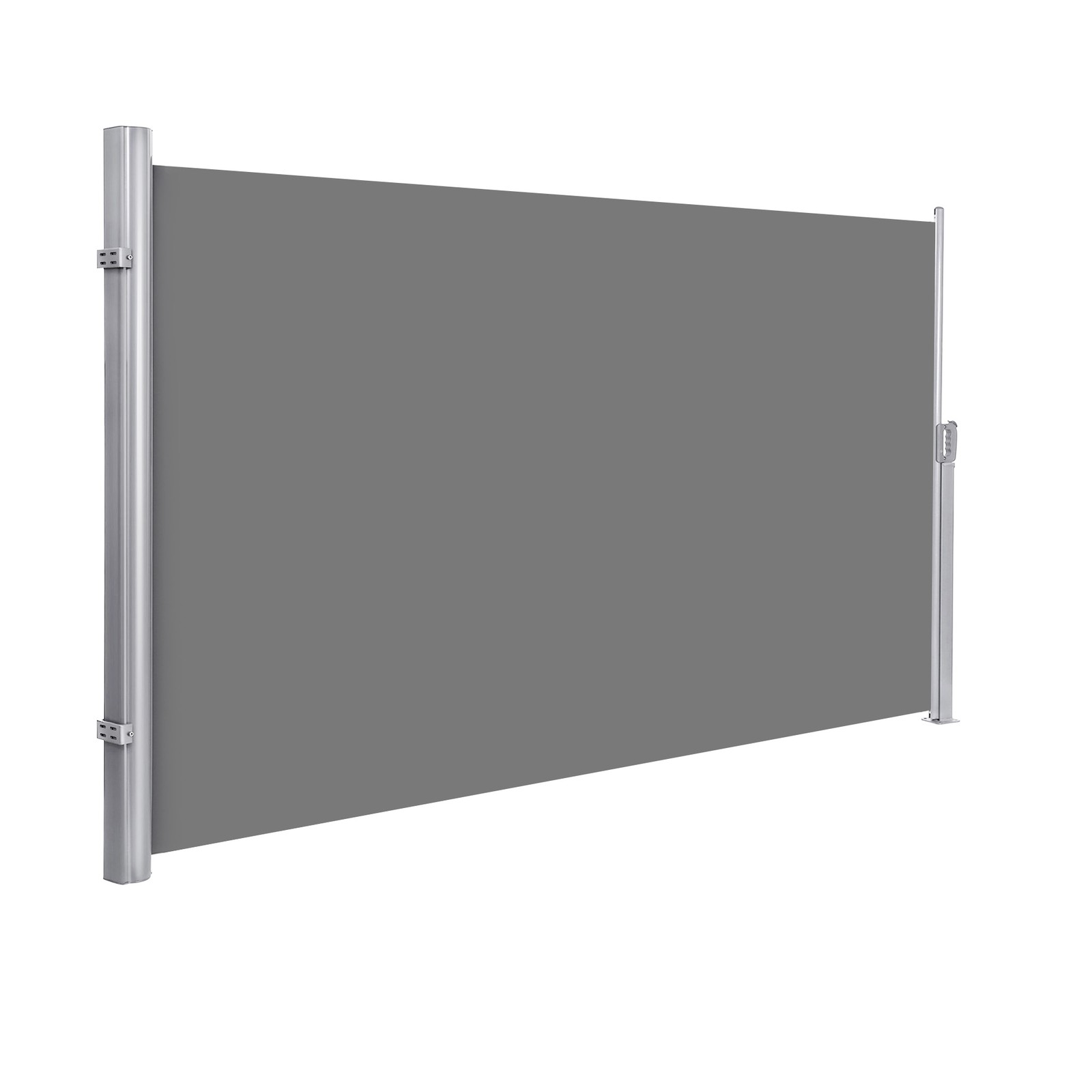 Külgmarkiis alumiiniumsulamist kassettiga, 1,8 x 3,5 m, hall, väljatõmmatav - Image 5