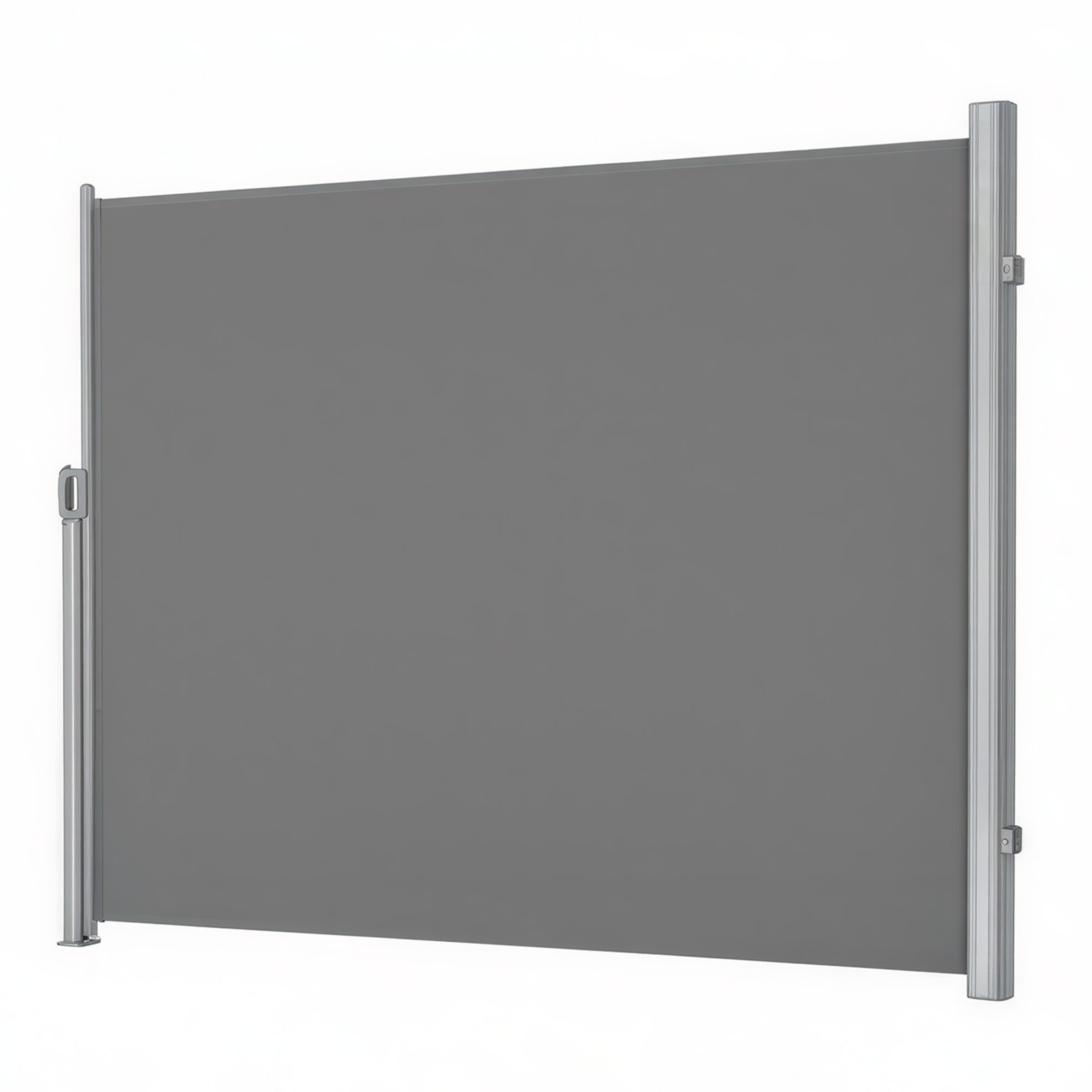 Külgmarkiis, 200 x 350 cm, alumiiniumisulamist raam, PU-kattega polüester, hall - Image 2