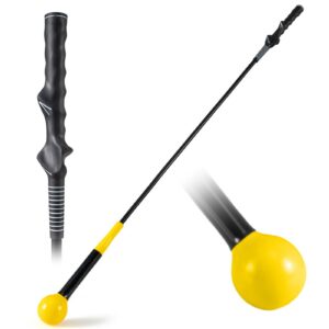 Golfi kiige treener 120cm kaalutud peaga kollane