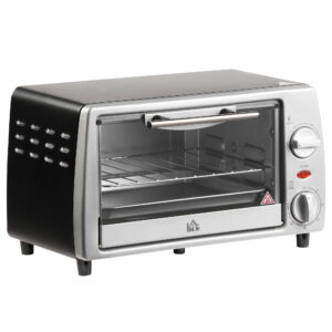 Mini orkaitė 10 l, 750 W, 100-230 °C, 60 min. laikmatis, sidabrinė