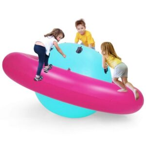 Täispuhutav dome-rocker 227 × 117 cm roosa