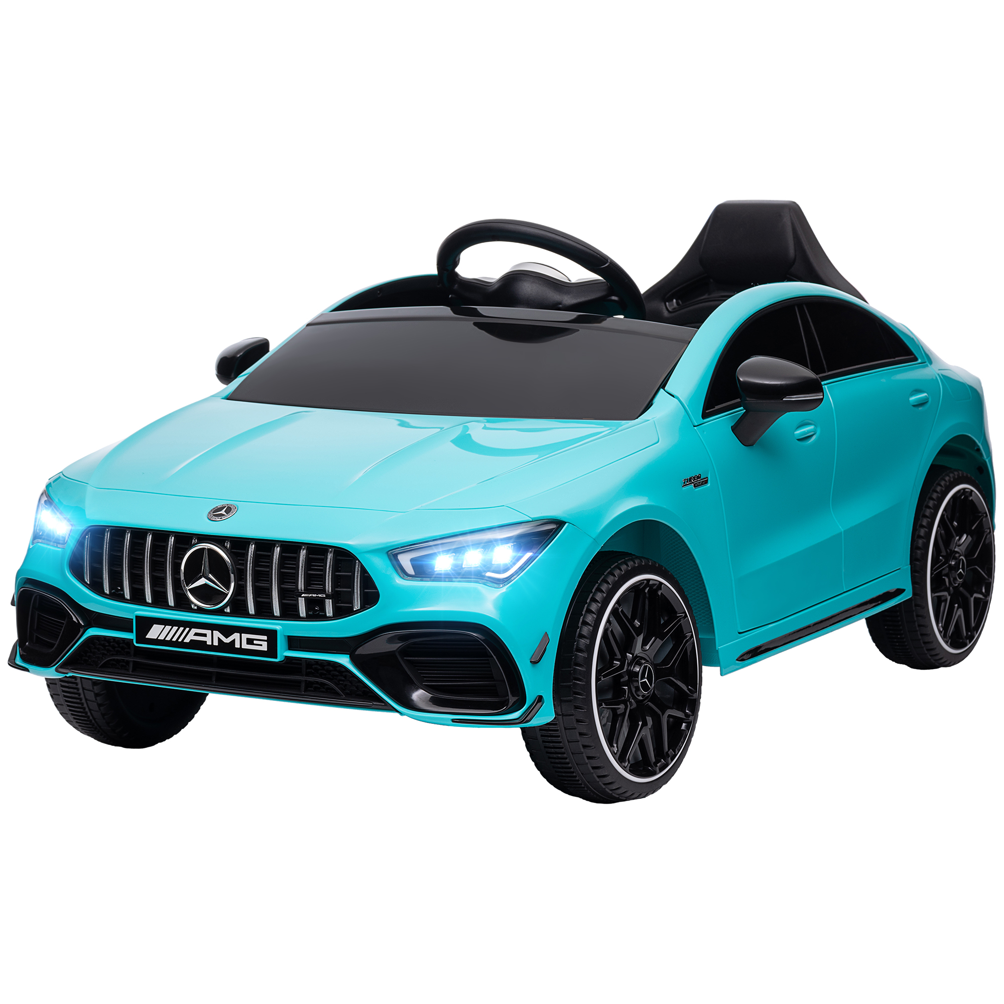Lasten sÃ¤hkÃ¶auto Mercedes-benz AMG CLA 45, vaaleansininen, 110 x 61 x 45 cm