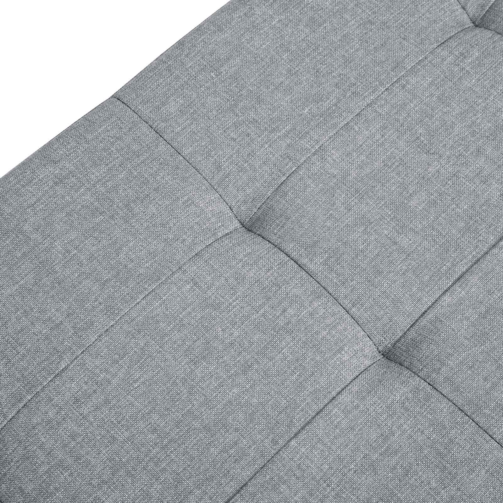 Daiktadėžė-sėdmaišis su pakeliamu dangčiu, 110 x 38 x 38 cm, šviesiai pilka - Image 6
