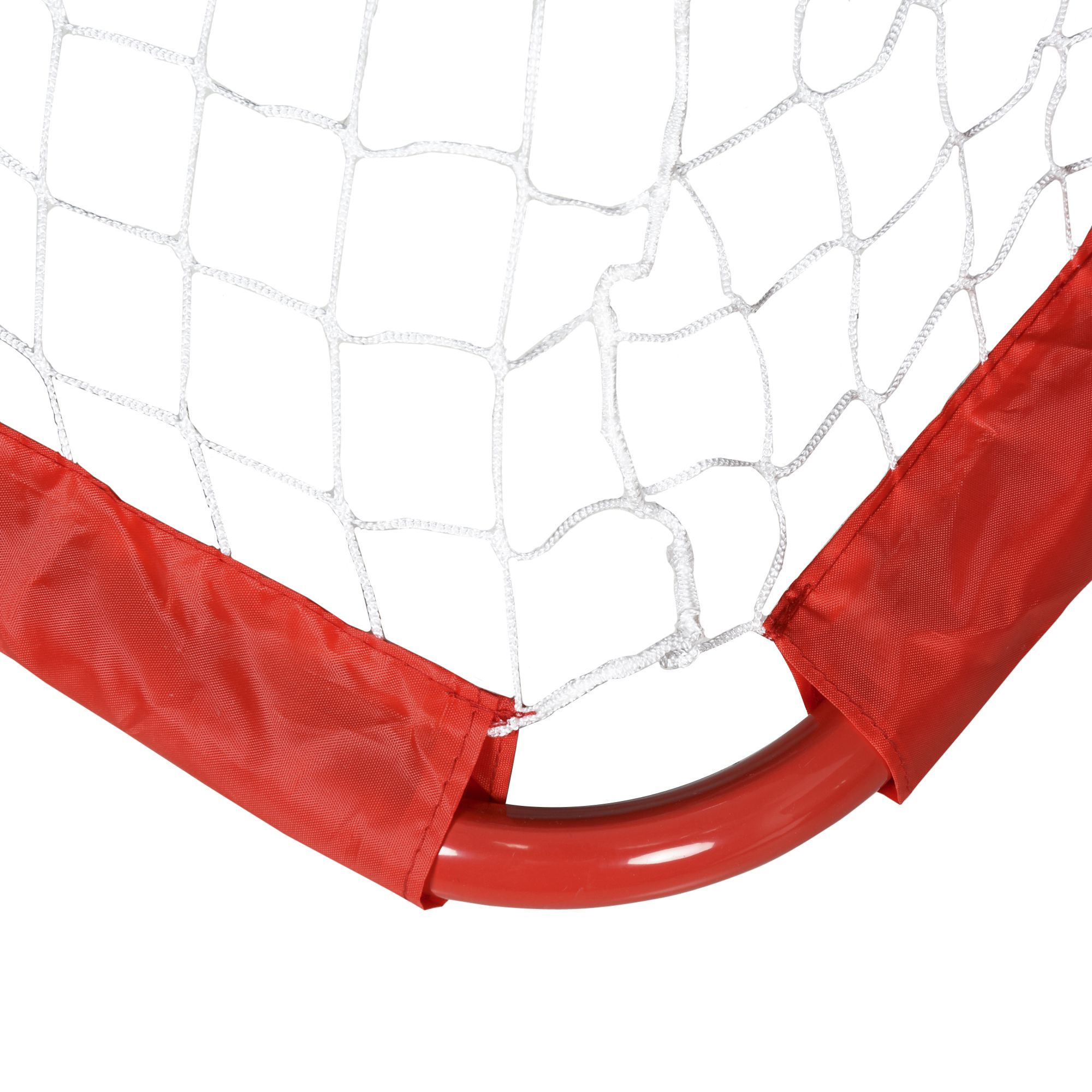 Jalkapallomaalisetti, 2 kokoontaittuvaa minimaalia, metallirunko, punainen, 90 x 36 x 60 cm - Image 9