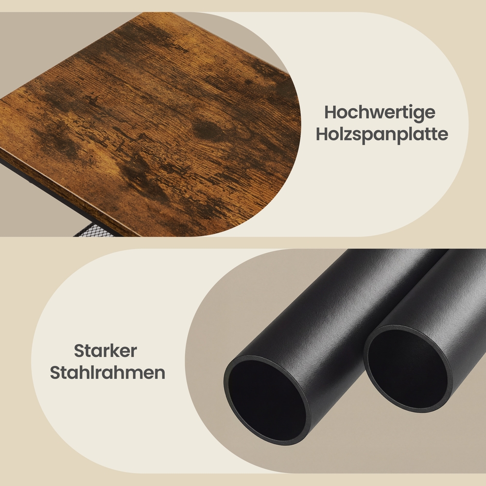 Metāla apavu plaukts ar 3 līmeņiem, 30 x 75 x 50,5 cm, brūni melns - Image 7