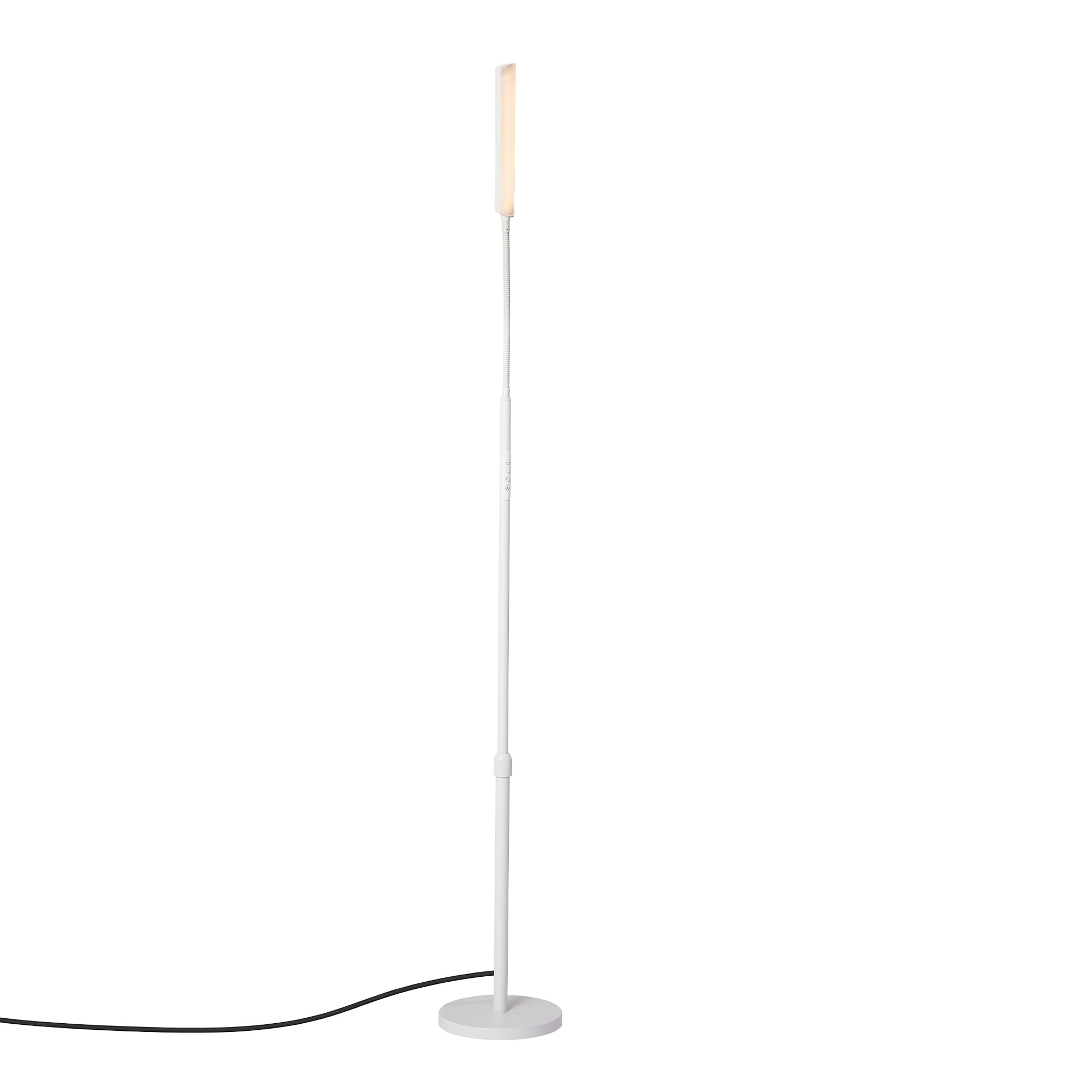 Põrandalamp, reguleeritav kõrgus 141–175 cm, 15 W, valge - Image 2