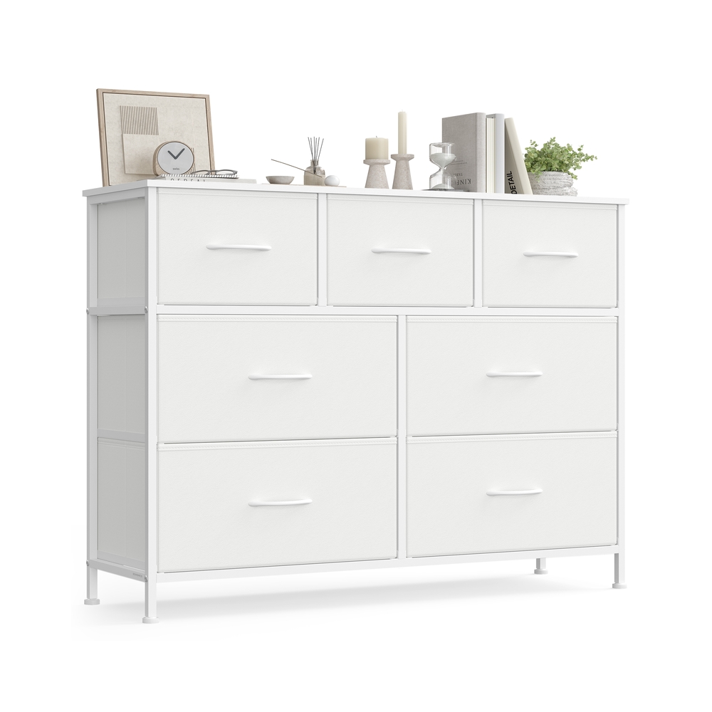 Hoiukapp, 30 x 98,8 x 73,7 cm, valge, MDF-ist ja terasest