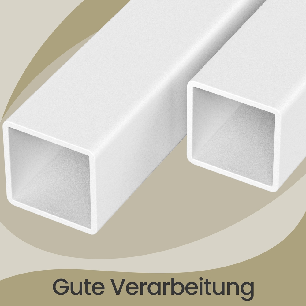 Komoda su 9 medžiaginiais stalčiais, 30 x 98,8 x 95,2 cm, balta, plienas ir MDF - Image 6