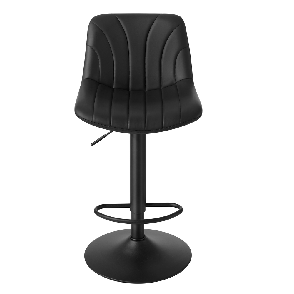 Baarijakkarasetti, 2 kpl, korkeussäädettävä 88–108 cm, musta