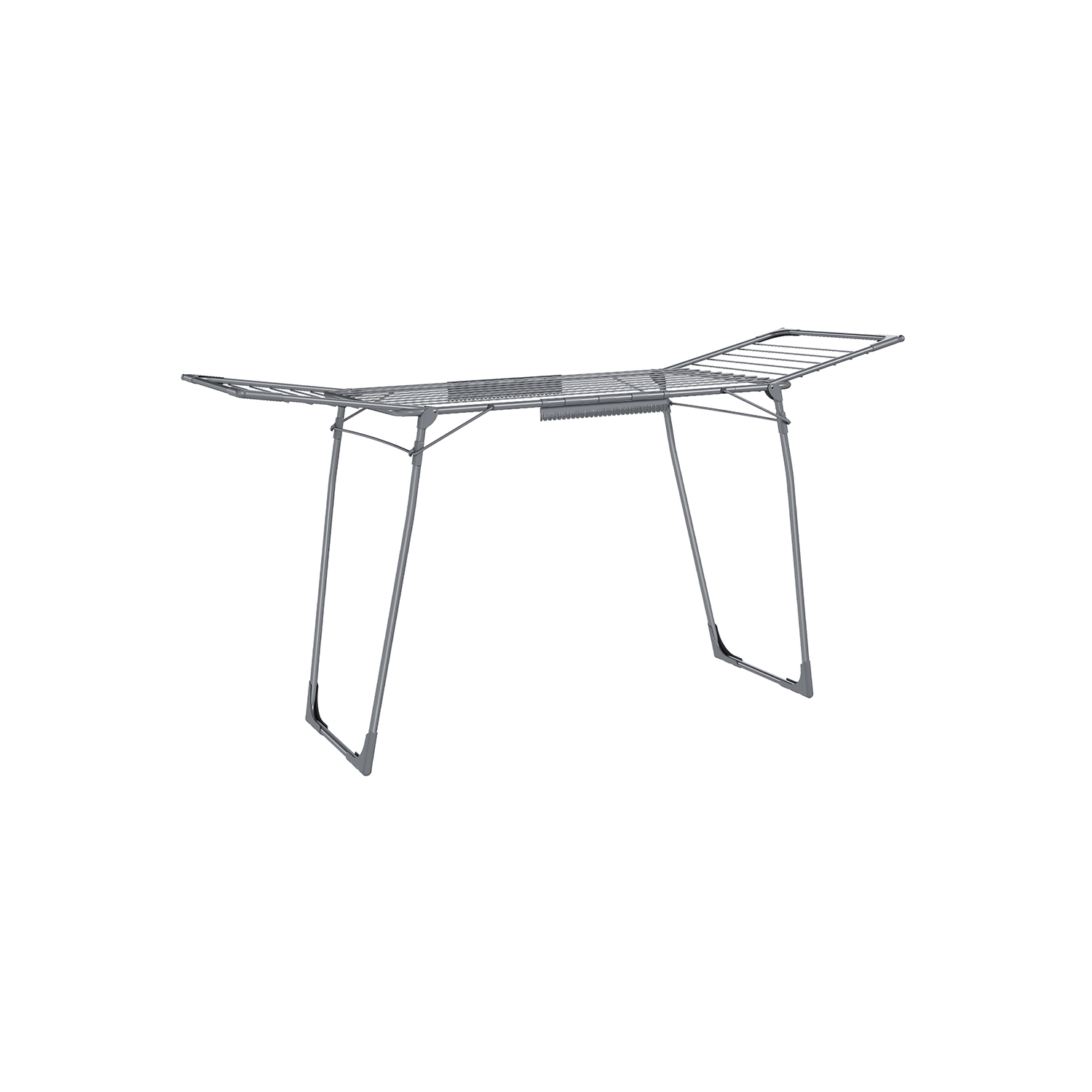 Skalbinių džiovyklė su kojinių laikikliu, pilka, metalas, 56,5 x 173 x 96,5 cm