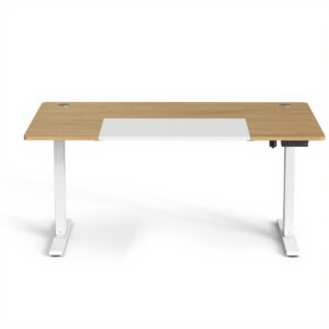 Elektriliselt reguleeritava kõrgusega kirjutuslaud 160,1 x 70,1 cm, kõrgus 72,1–120,1 cm