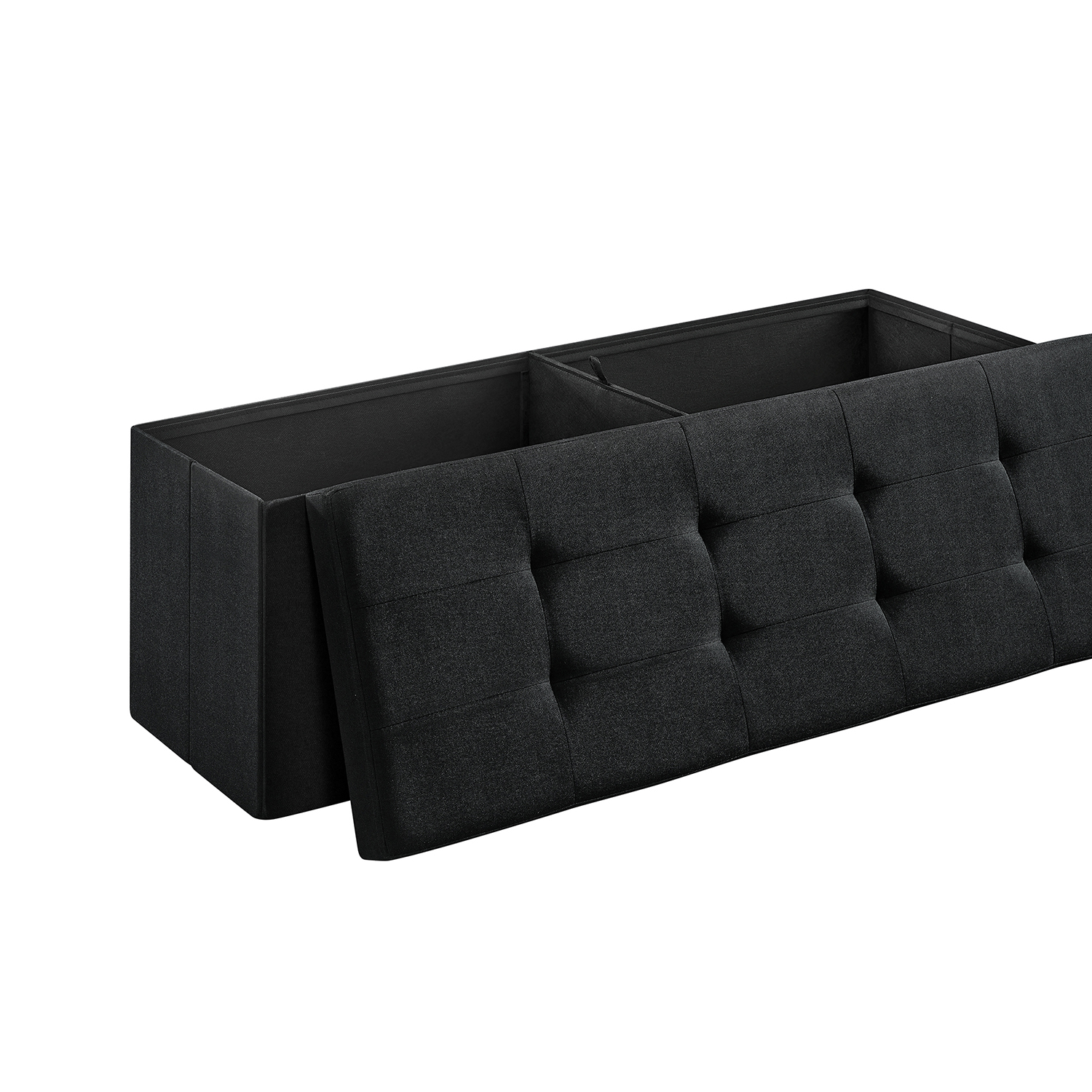 Panipaigaga pink, must, linase imitatsiooniga, MDF, 110 x 38 x 38 cm