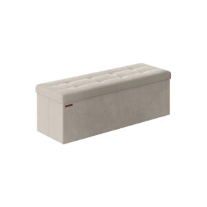 Panipaigaga pink sametist, kreemvalge, 38 x 110 x 38 cm, 131 l