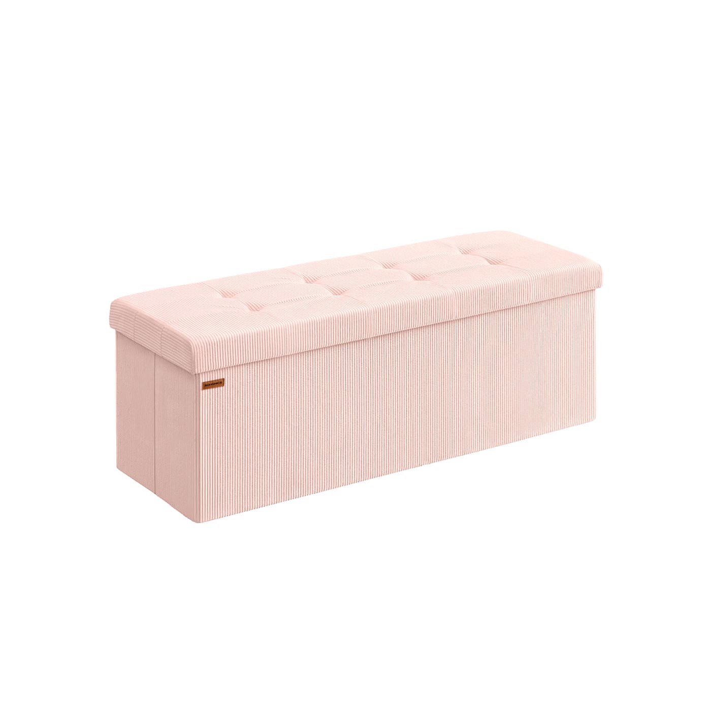 Panipaigaga pink, pastellroosa, 38 x 110 x 38 cm, 131 l, kandevõime kuni 300 kg