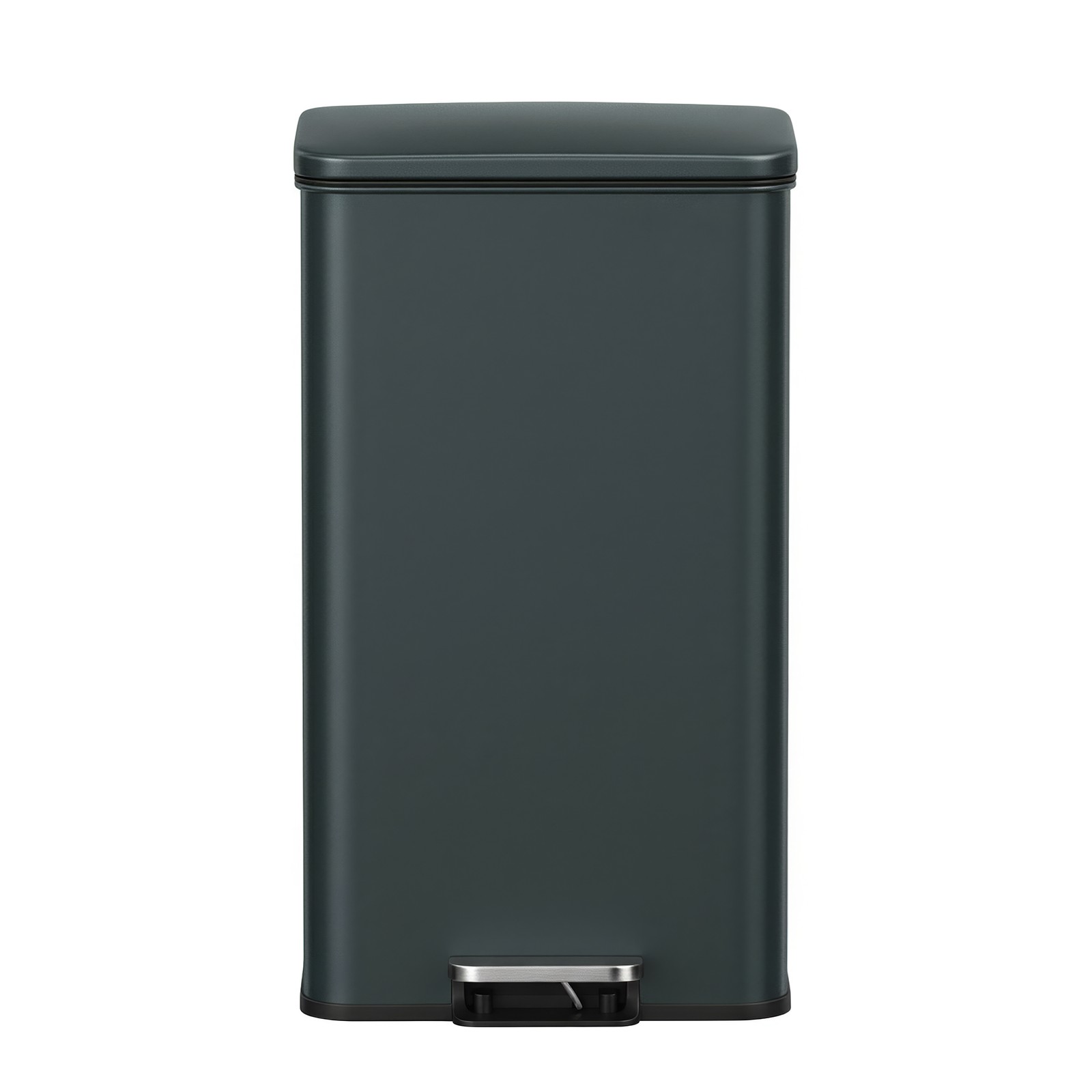 Pedāļa atkritumu tvertne virtuvei, 40 l, tērauda, pelēka, 34,8 x 32,1 x 59,5 cm - Image 2