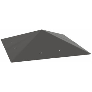 Varikatuse katusekate 3 x 3 m, hall, Oxford-kangas