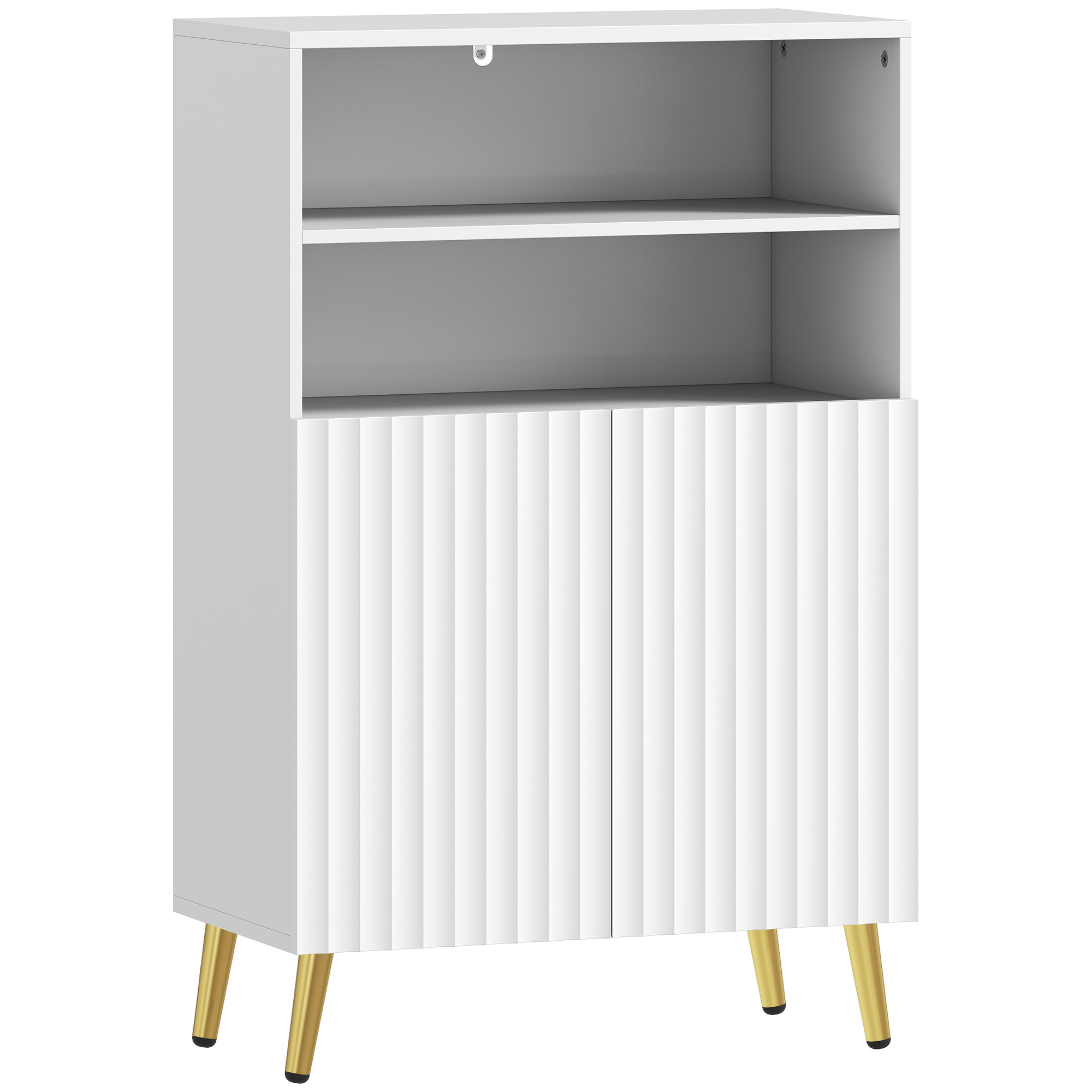 Vonios spintelė, balta, MDF, 60 x 31,8 x 93 cm