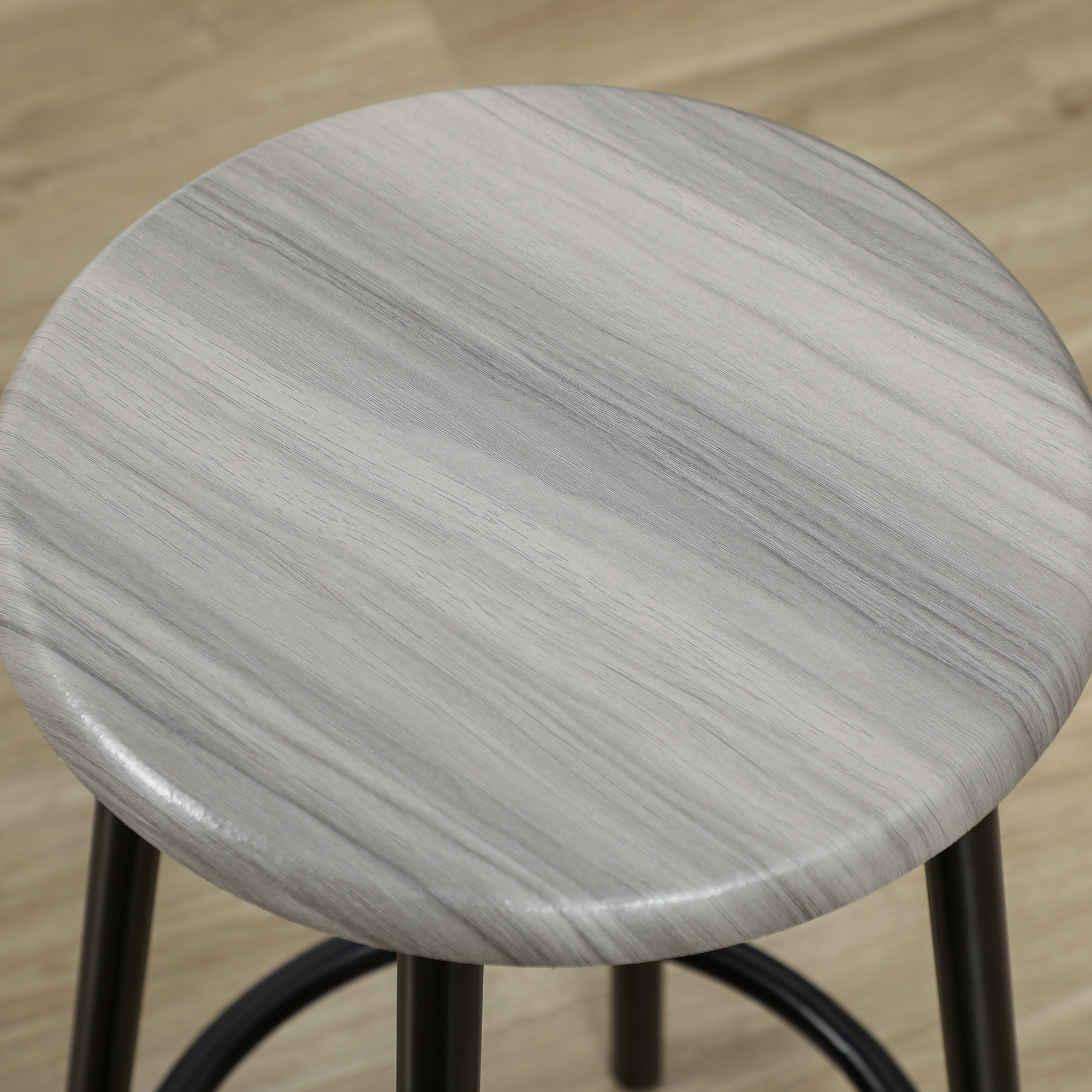5 daļu bāra galda komplekts, pelēks, 110 x 50 x 89,5 cm - Image 8