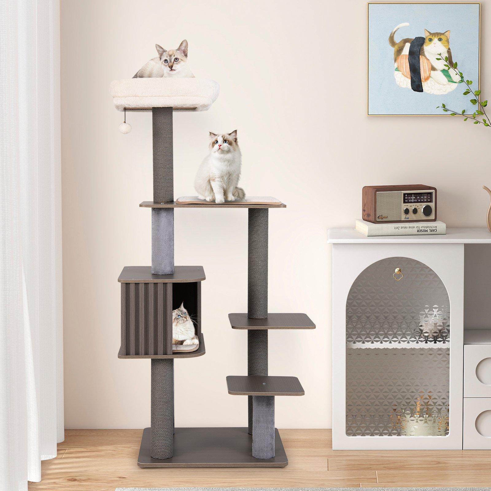 151cm mitmeastmeline hall kassimängumaja - Image 2