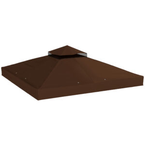 Paviljona rezerves jumts, 3 x 3 m, kafijas krāsā