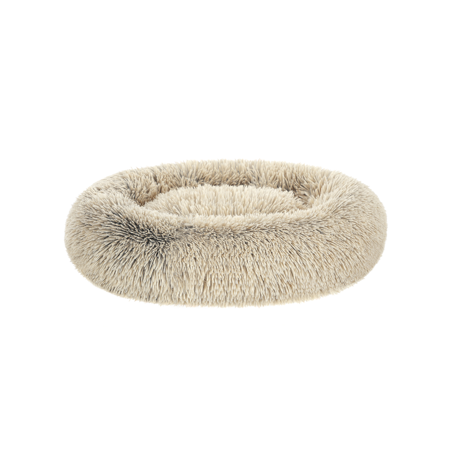 Lemmiklooma pesa, kohev, khaki, Ø 80 x 20 cm, plüüs, PP-täidis