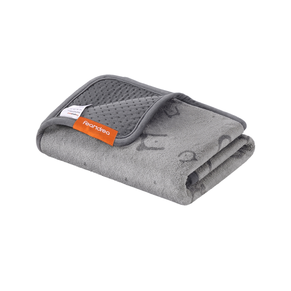 Libisemiskindel koeratekk, 2 tk, 122 x 61 cm, L, veekindel, tuvihall