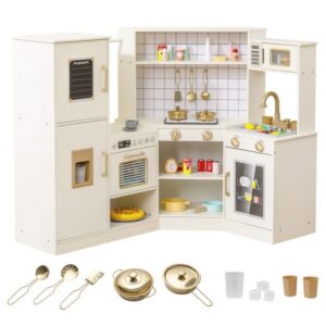 Lasten kulmakeittiö valoilla ja äänillä-Beige
