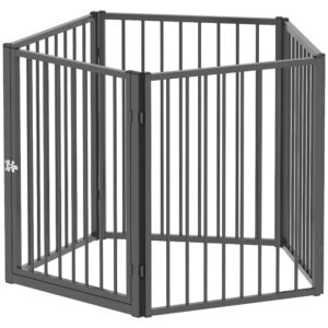 Koeraaedik, 5 paneeli, kokkupandav kaasaskantav tara, must