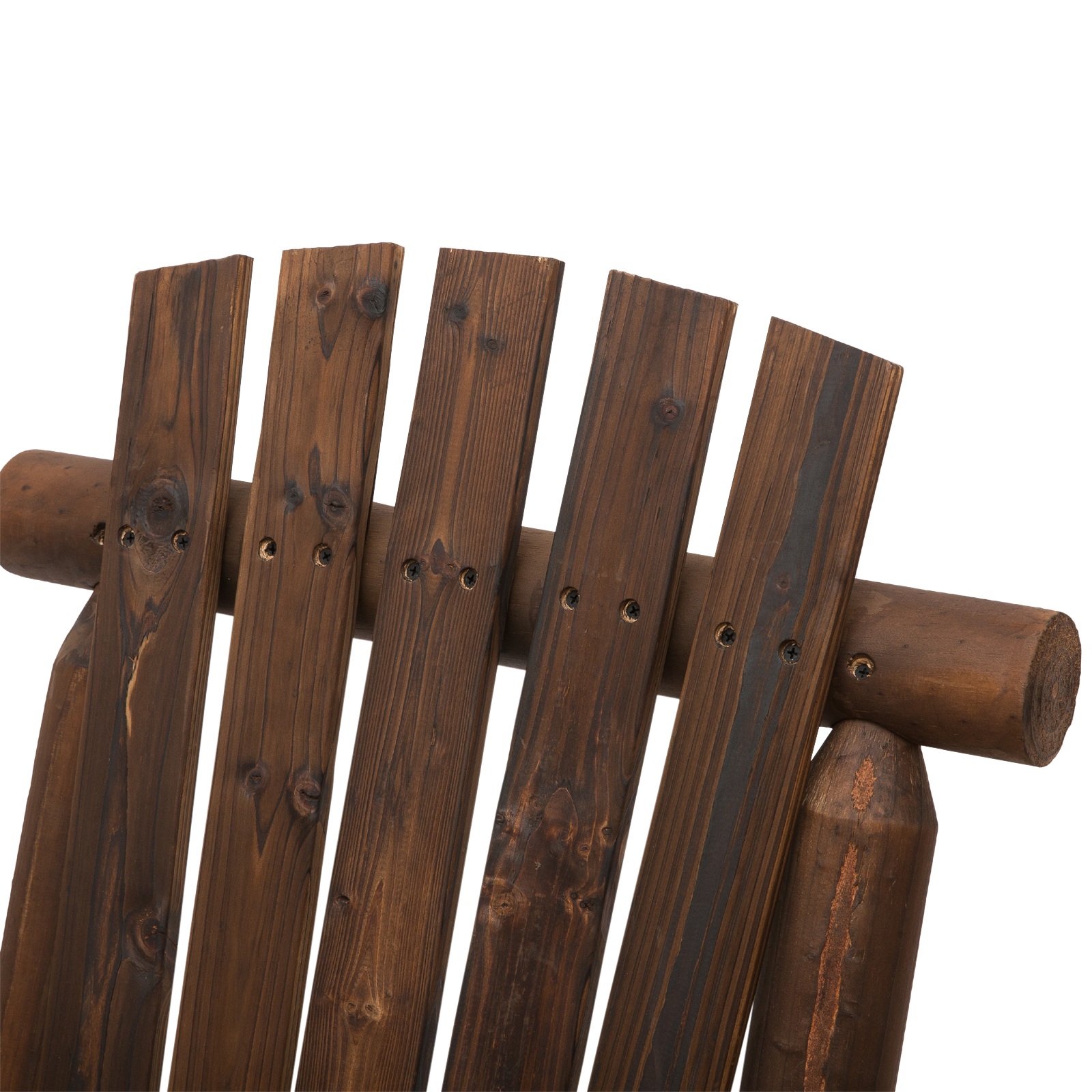 Dārza soliņš ar galdiņu, brūns, 157 x 88 x 103 cm - Image 9