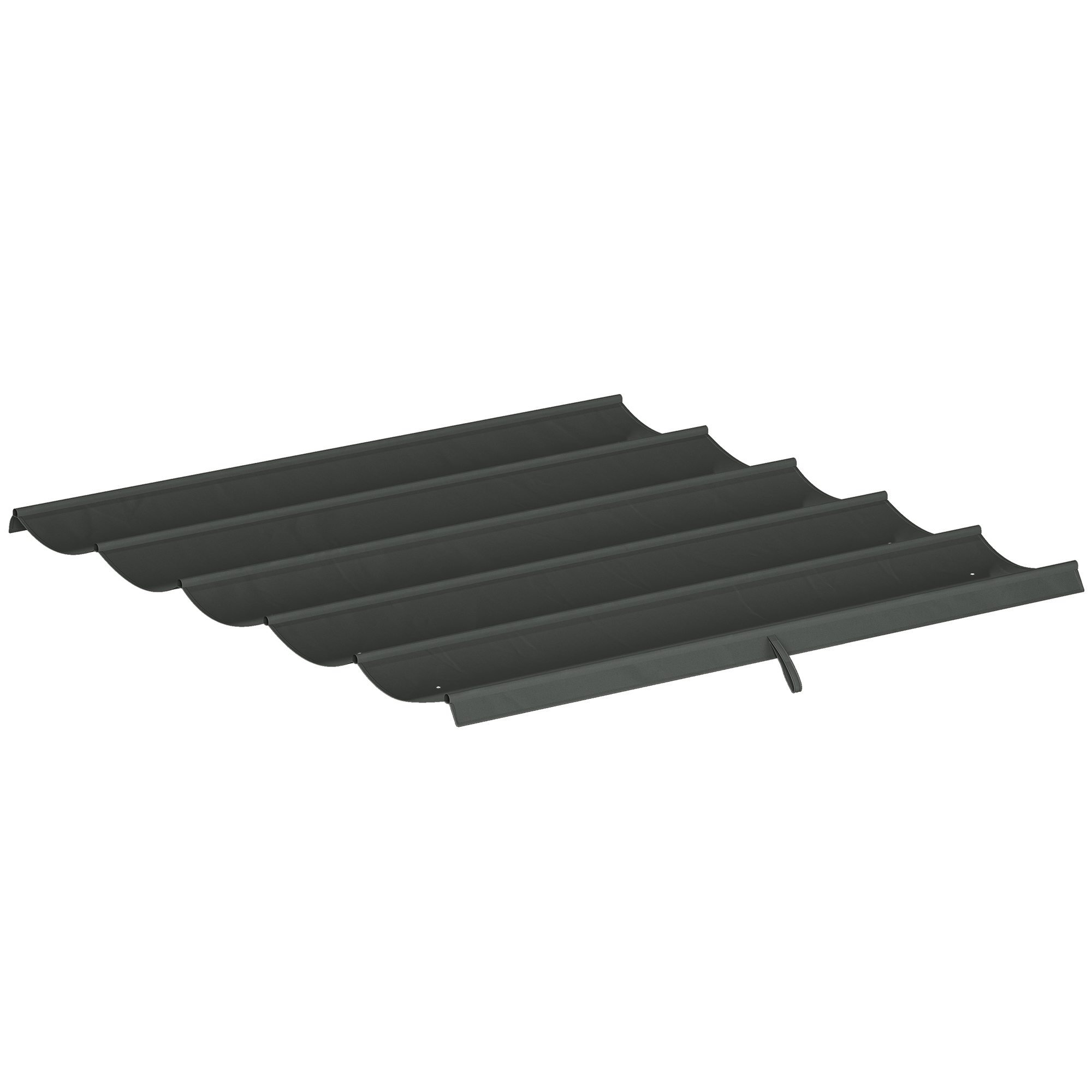Paviljongin vaihtokate 3 x 3 m, tummanharmaa, 250 x 255 cm