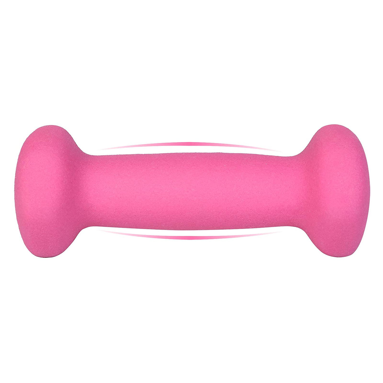 Käsipainot, 2 kpl x 0,5 kg, vinyylipinnoitettu valurauta, pinkki, 11,5 x 5 x 4,5 cm - Image 4
