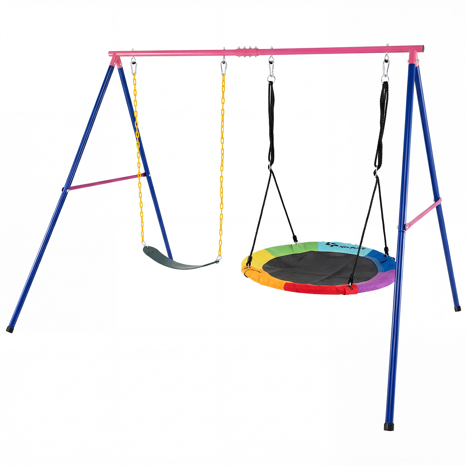 Bērnu šūpoles ar rāmi, bungee un lidojošo šķīvi - Image 2