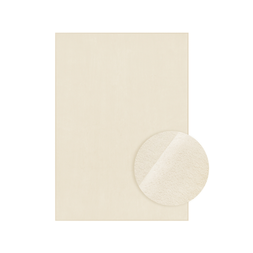 Liukuestematto olohuoneeseen, 170 x 120 cm, polyesteri ja huopa, cappuccino beige