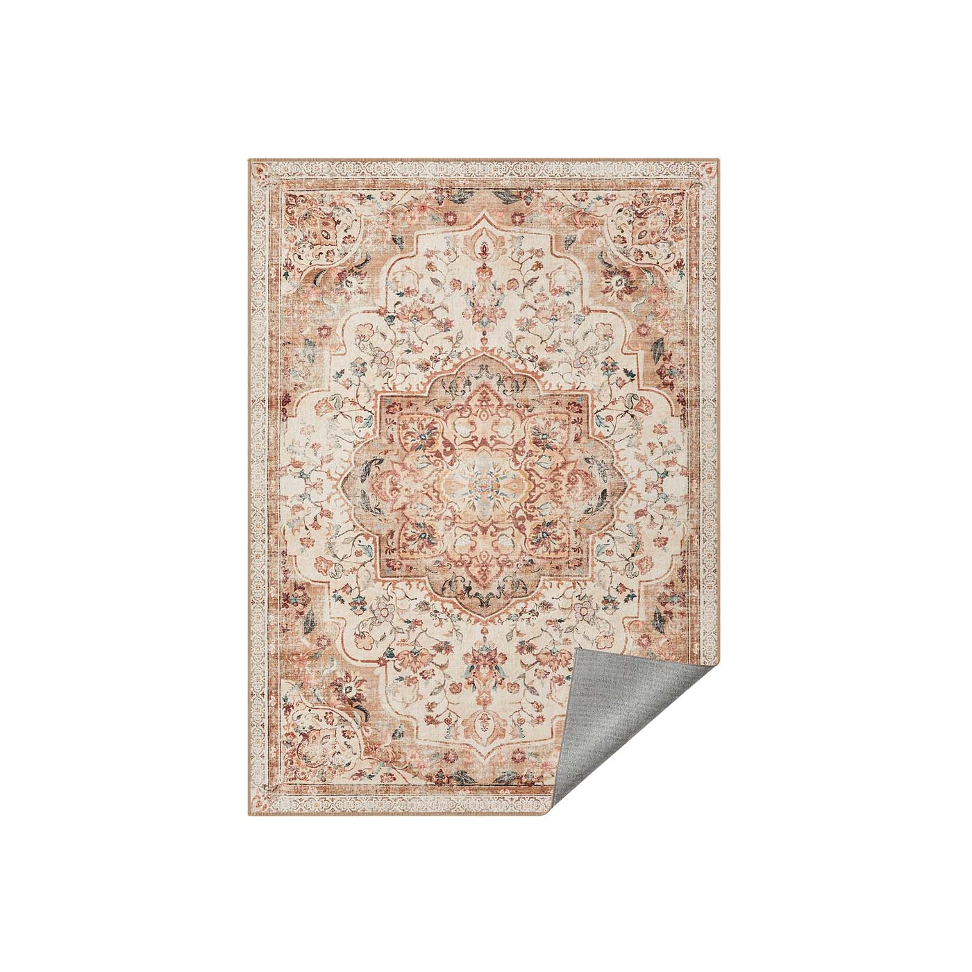 Vintage vaip 200 x 290 cm, libisemiskindel, cappuccino beež