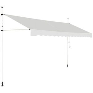 Teleskopiskais balkona nojume 395x120cm