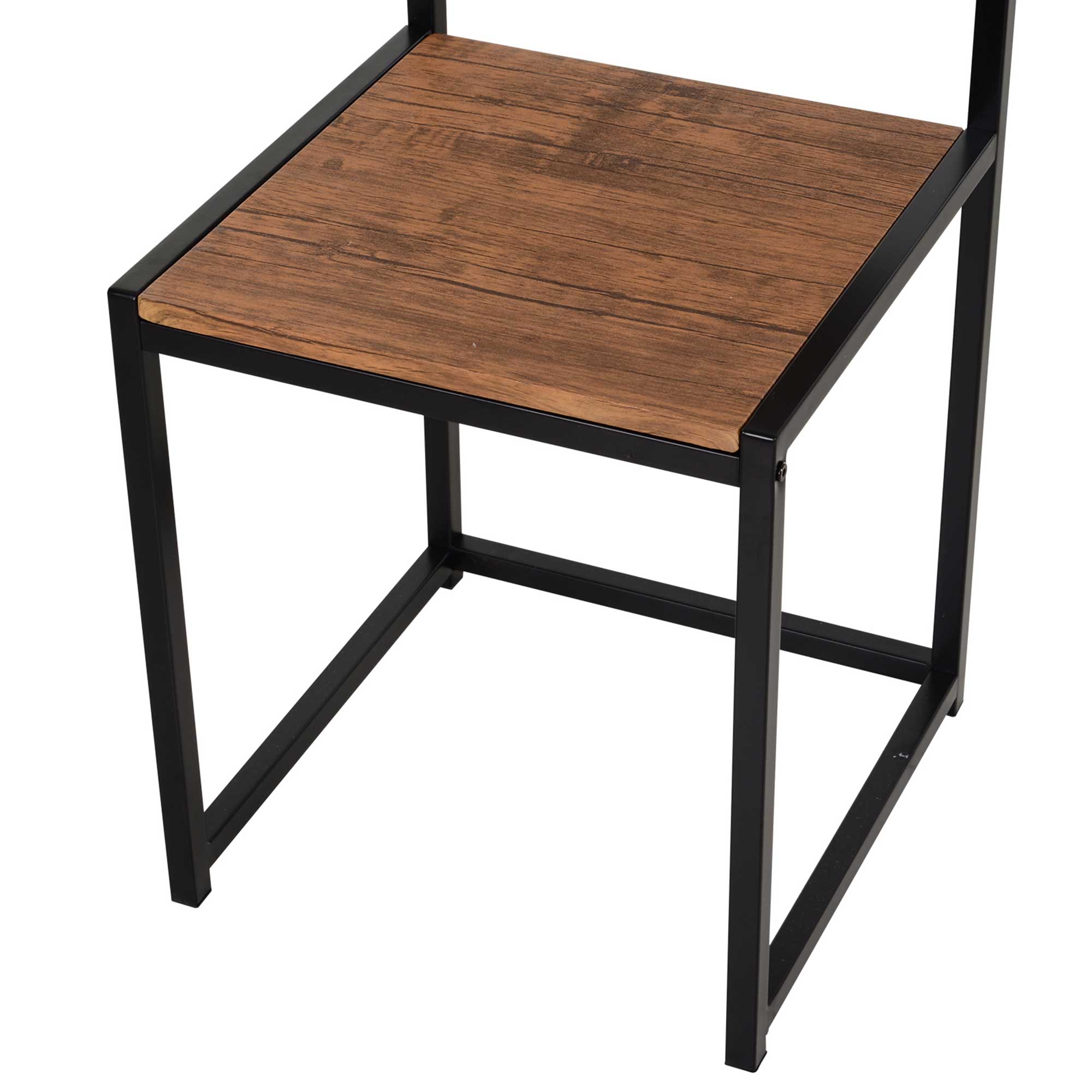 3 daļu bāra galda komplekts, dabīga, melna, MDF, tērauds, 90 x 47 x 76 cm - Image 9