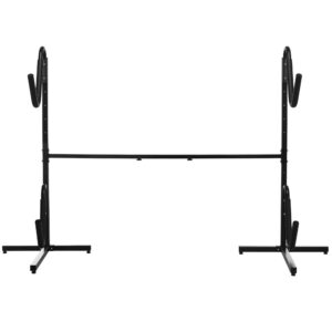 2 kajaki hoidik, surfilaudade ja SUP-laudade jaoks, terasraam, must, 144–180 cm