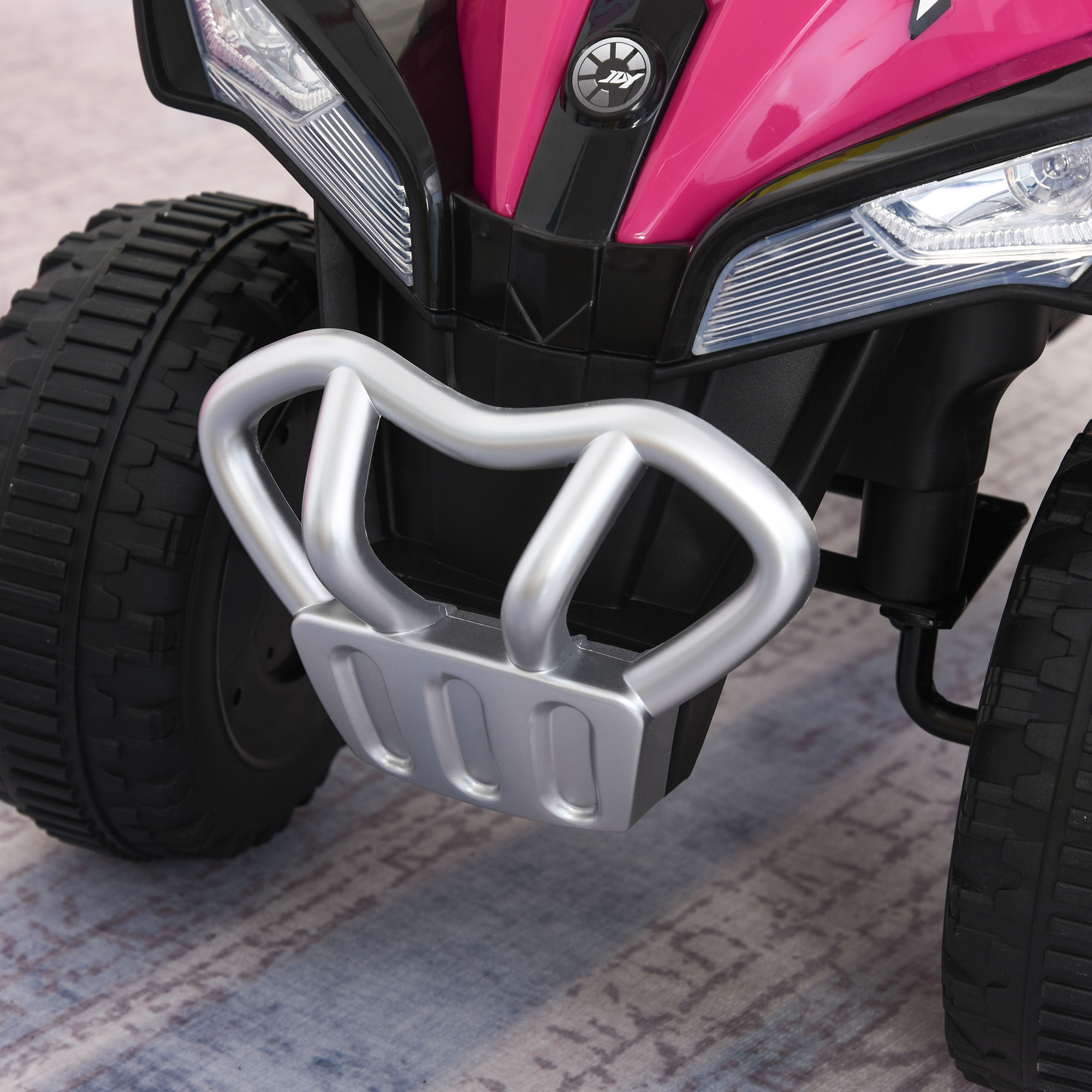 Vaikiškas stumiamas automobilis, rožinis, 67,5 x 38 x 44 cm - Image 9
