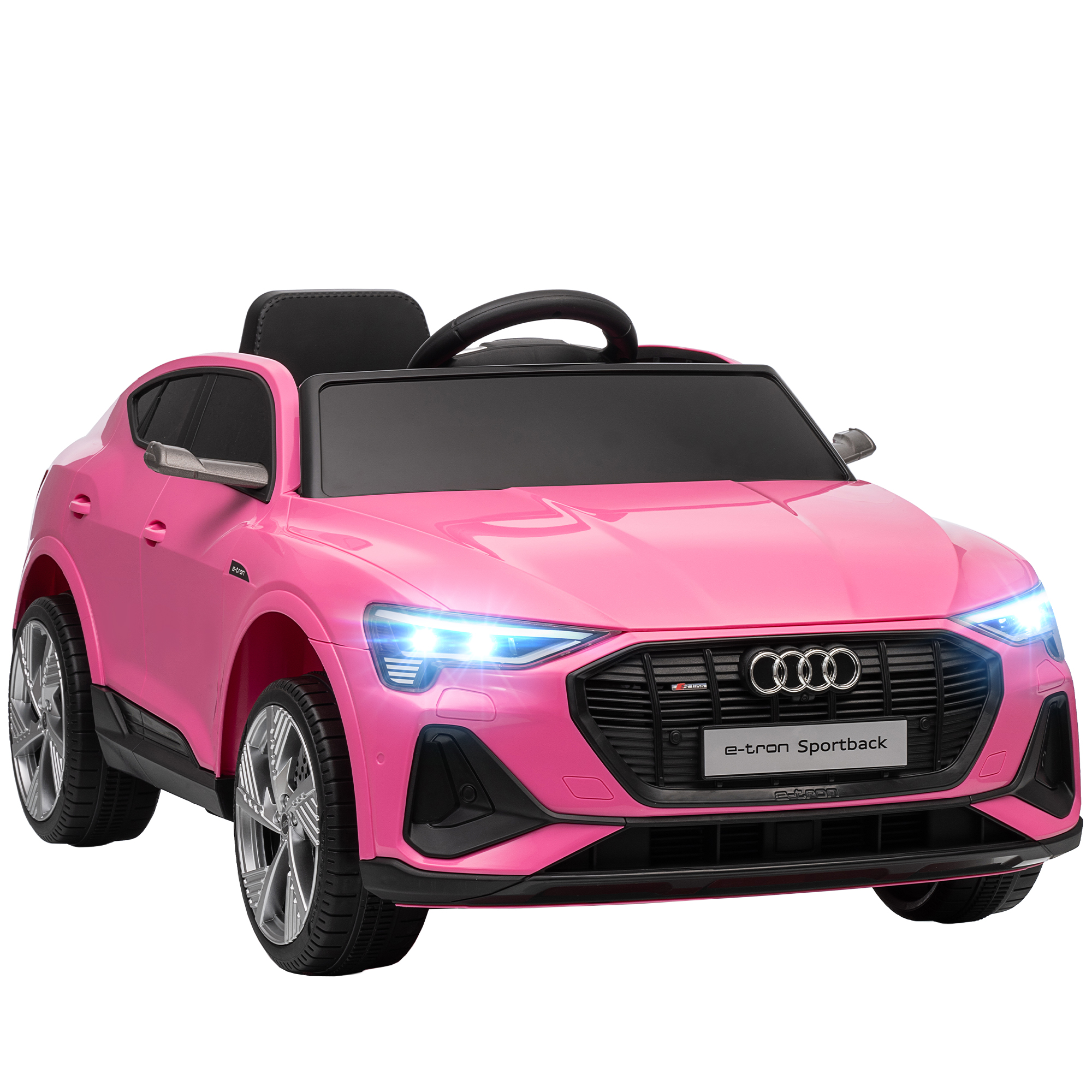 Elektriline lasteauto Audi E-tron, 12V, roosa, 108 x 60 x 47 cm