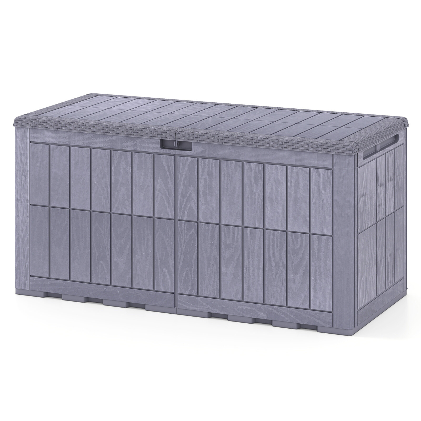 Lauko daiktadėžė, 455 l, tamsiai ruda, 132 x 61 x 65 cm