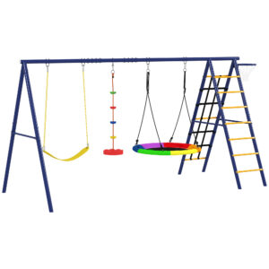 Laste kiige komplekt, teras, 3-8 aastat, mitmevärviline, 350 x 183 x 200 cm