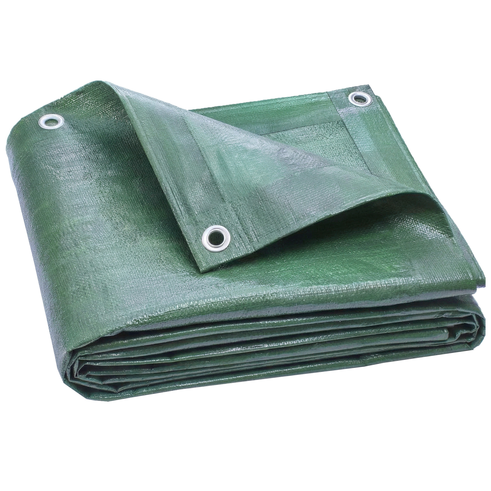 Veekindel katteplekk 6 x 4 m, 90 g/m² PE, roheline
