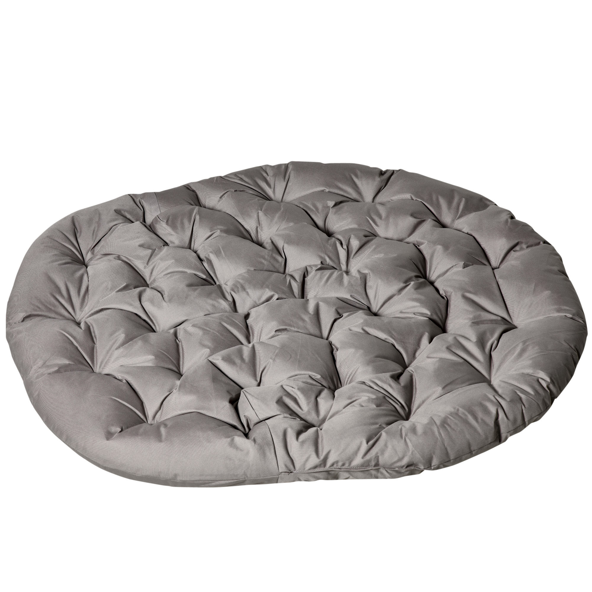 Papasan-tuoli puutarhaan, hiekanruskea, teräs, 118 x 75 x 139 cm - Image 7