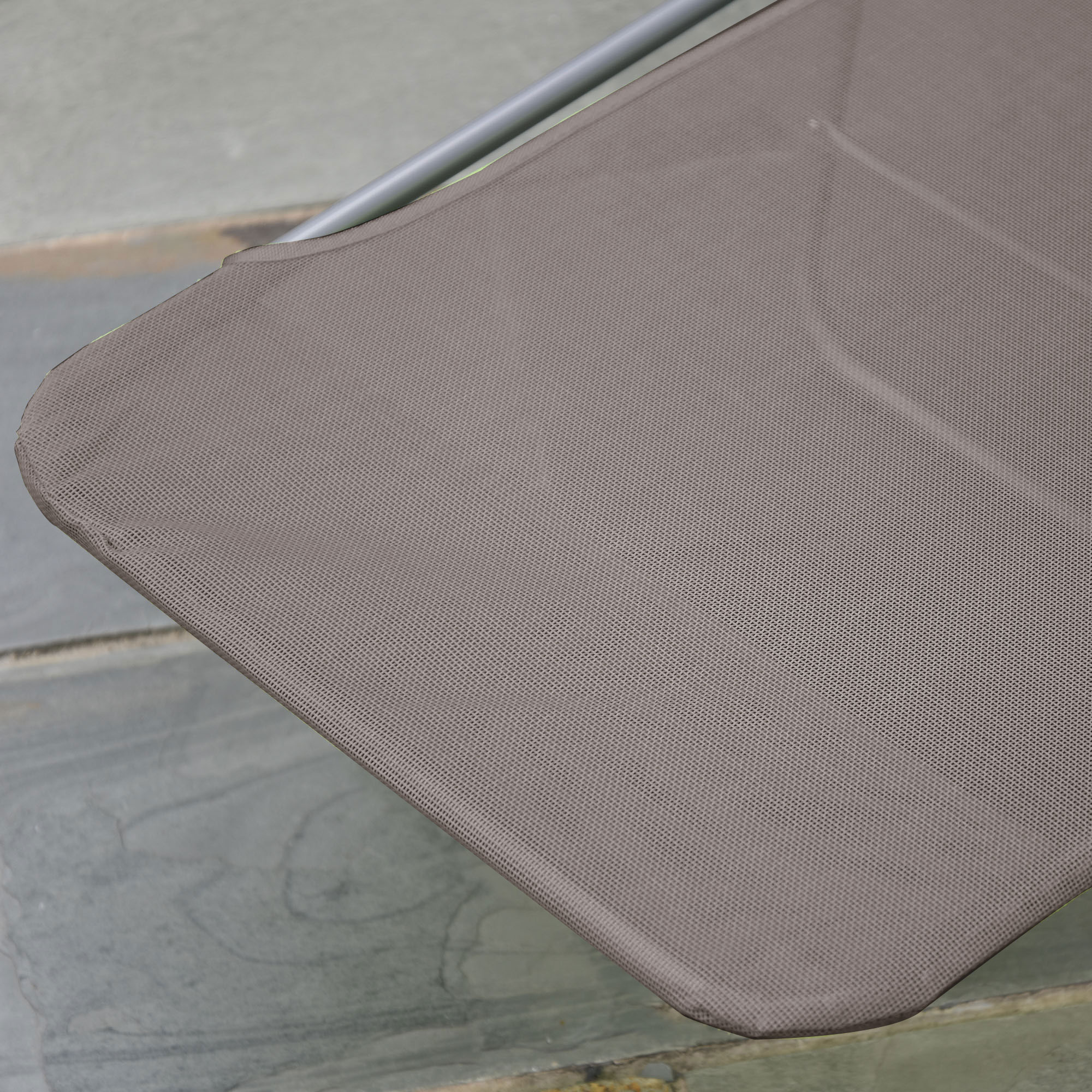 Kokoontaitettava aurinkotuoli, ruskea, 182 x 56 x 28 cm, enintään 120 kg - Image 8