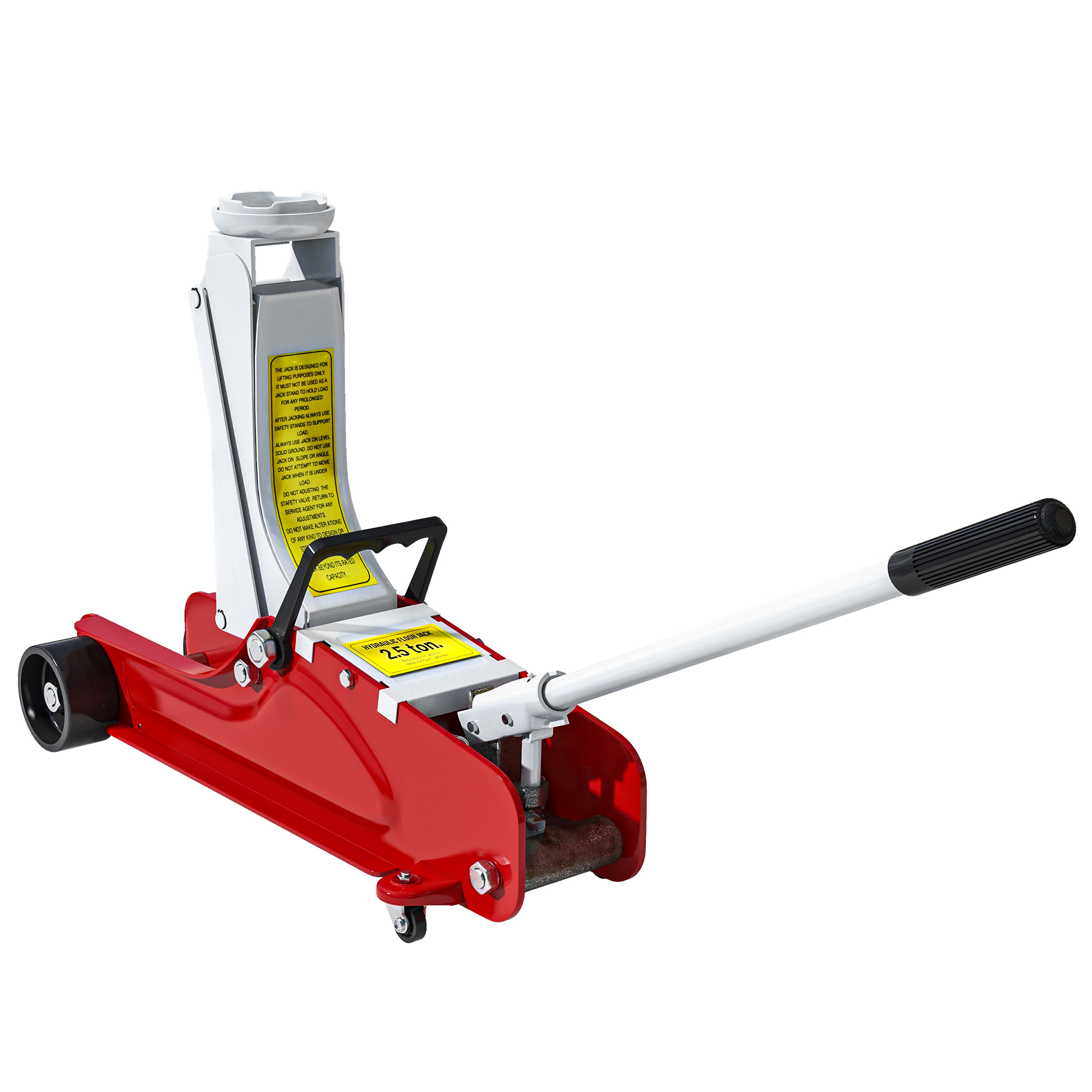 Hüdrauliline tõstuk, 8-38 cm, 2,5 t, teras, punane