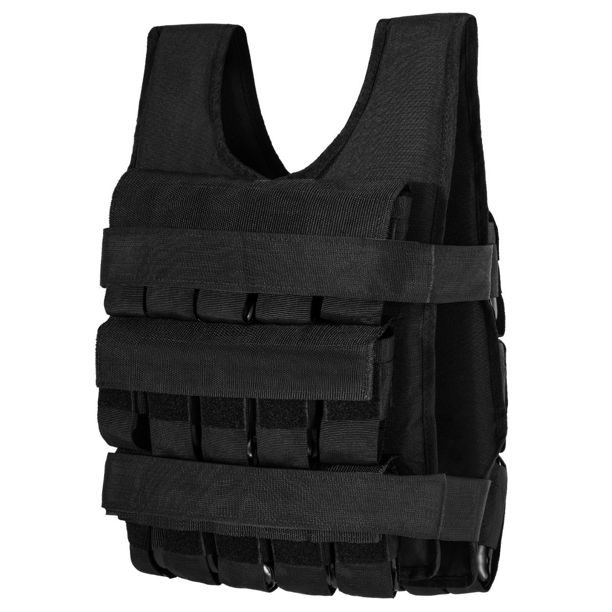 Regul膿jama 30 kg svara veste v墨rie拧iem un sieviet膿m, melna