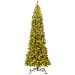 360cm LED-esivalmis tekokuusi PVC-oksilla
