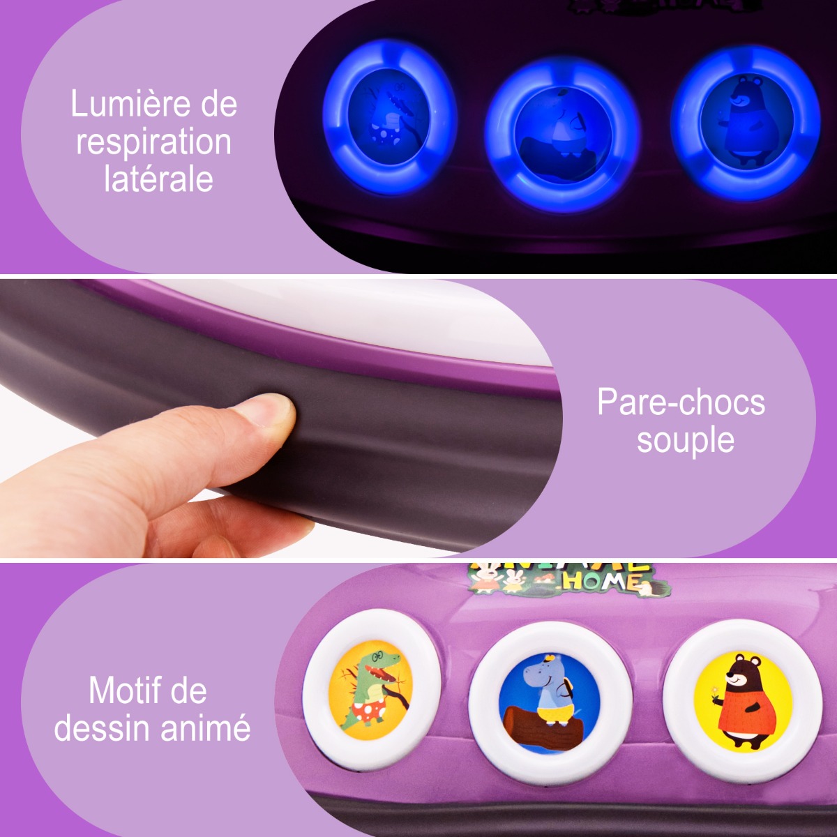 12V Bērnu buferauto violets