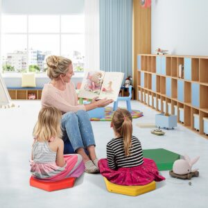 6 tk laste vahtistmed käepidemega värvilised